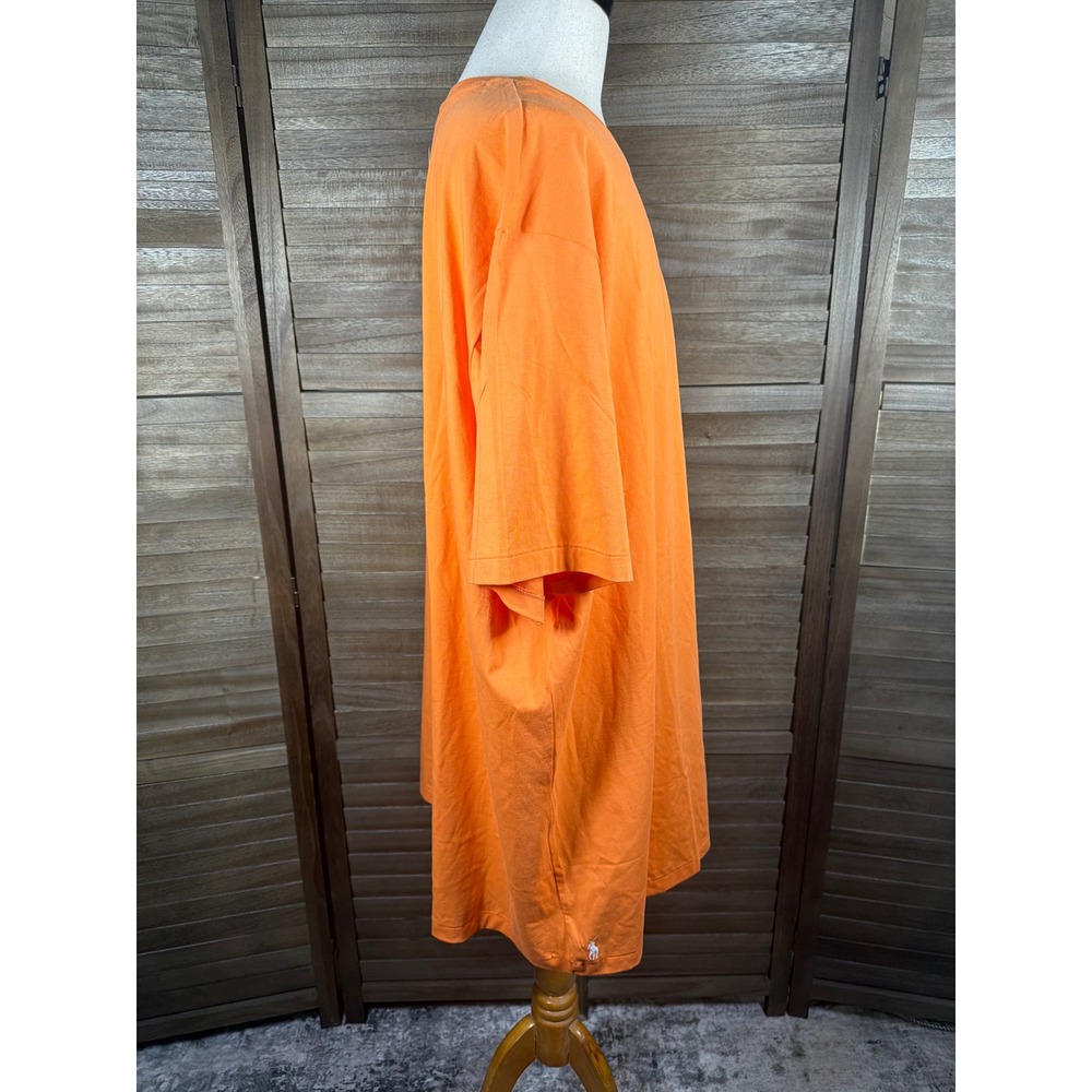 Polo Ralph Lauren Mens 4XLT Orange Graphic Logo T-Shirt Big & Tall NWT - Picture 6 of 9